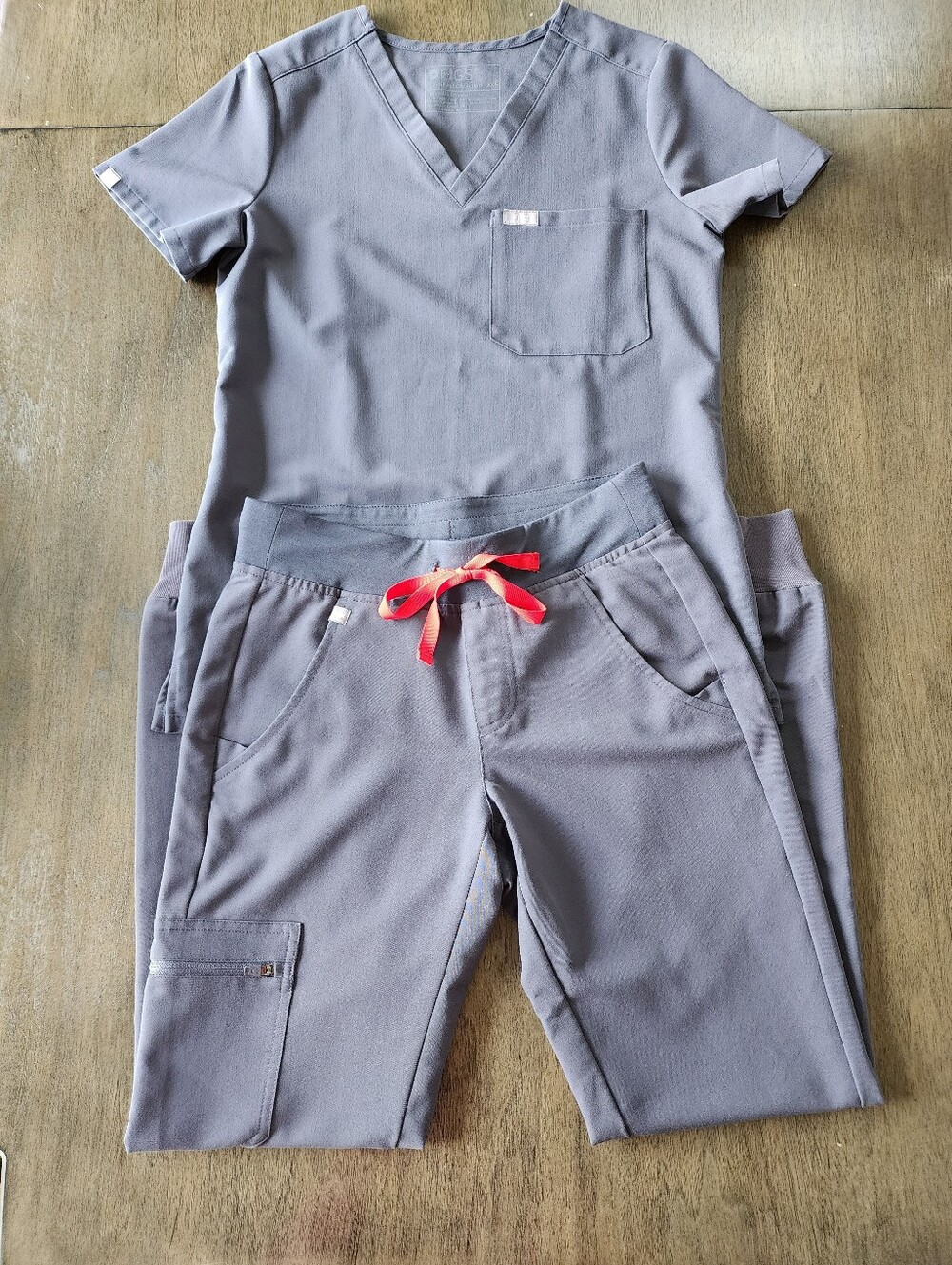 FIGS Charcoal XXS Scrub Set - Catarina & Zamora